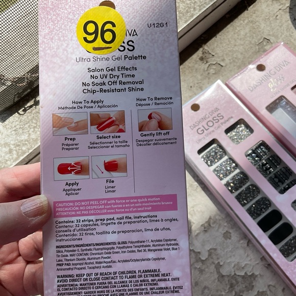 NWOT DASHING DIVA GLOSS ULTRA SHINE GEL PALETTE - Picture 4 of 4